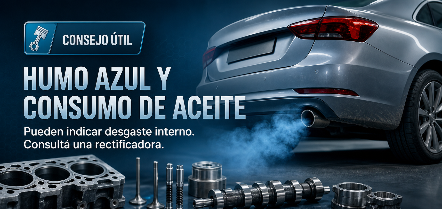 Consejo útil sobre humo azul y consumo de aceite